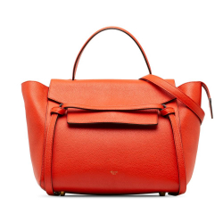 Celine B Celine Red Calf Leather Mini Belt Bag Italy