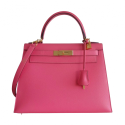 Hermès Hermes Kelly Tasche 28 rosa Azalee