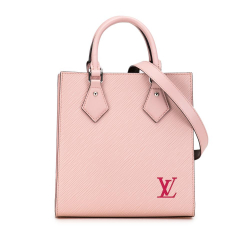 Louis Vuitton AB Louis Vuitton Pink Light Pink Epi Leather Leather Epi Sac Plat BB Italy