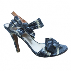 Prada Two-tone snake sandals