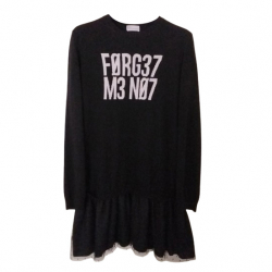 Red Valentino Garavani Point d'esprit Tüll-Rock Strickkleid