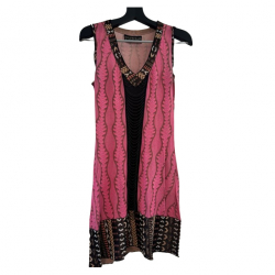 Custo Barcelona Custo collection Formentera Perlenbesetztes ärmelloses Kleid