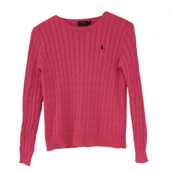 Polo Ralph Lauren Rundhals Pullover mit Zopfmuster