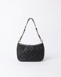 Chanel Classic Caviar Cc Hobo Bag