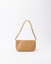 Chanel Classic Cc Caviar Hobo Bag