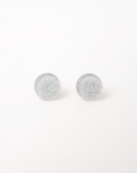 Chanel Cc Resin Earrings