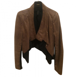 BCBG Max Azria Veste en cuir
