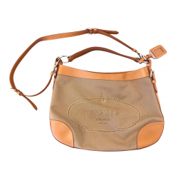 Prada Canvas Hobo Tasche