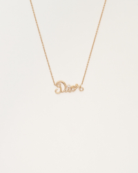 Christian Dior Dioramour 18k Gold Necklace With Diamond