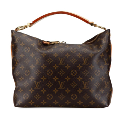 Louis Vuitton B Louis Vuitton Brown Monogram Canvas Canvas Monogram Sully PM Spain