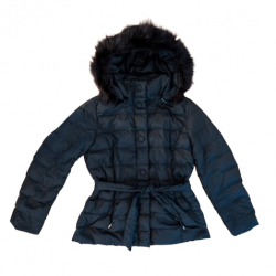 Weekend Max Mara Winter-Daunenjacke mit abnehmbarer Kapuze mit Echtpelzbesatz
