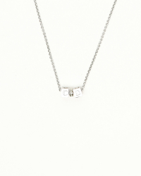 Christian Dior Cube Rhinestone Necklace