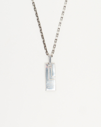 Gucci Plate Silver Necklace