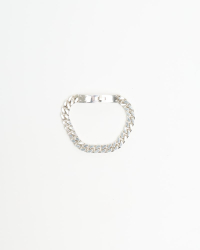 Hermès Kelly Gourmetto Silver Bracelet