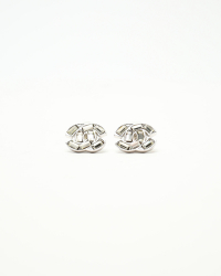 Chanel Coco Mark Rhinestone Earrings