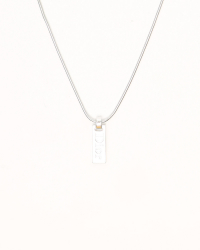 Christian Dior Logo Plate Necklace