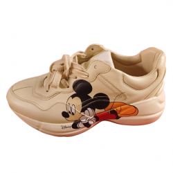 Gucci Sneakers en cuir Mickey Mouse