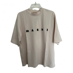 Marni Logo-Baumwoll-Jersey Quartz
