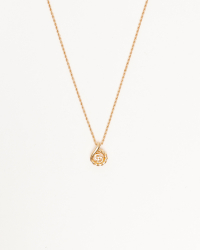 Christian Dior CD Twisted Logo Necklace