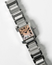 Cartier Tank Francaise 20mm Ref 2384 Mother-of-Pearl Dial Watch