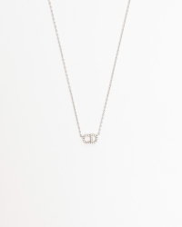 Christian Dior Petit CD Rhinestone Necklace