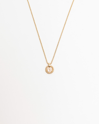 Christian Dior CD Twisted Logo Necklace