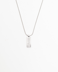 Christian Dior Rhinestone Plate Necklace