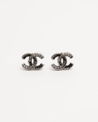 Chanel Coco Mark Rhinestone Earrings