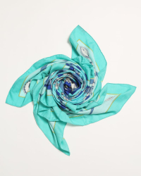 Hermès La Promexiade Matin Cashmere Silk Scarf