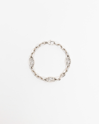 Gucci Interlocking G Silver Bracelet