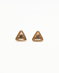 Chanel Coco Mark Triangle Earrings