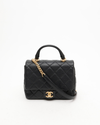 Chanel Small Square Caviar Top Handle Bag