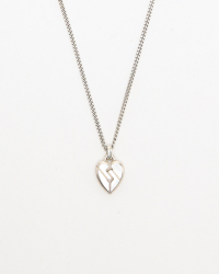 Gucci Knot Heart Sliver Necklace