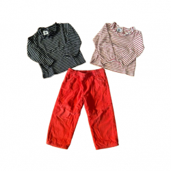 Petit Bateau Ensemble avec chemise et pantalon