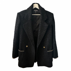 Chanel Black Jacket with Chain