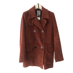 CAROLL Paris Velvet pea jacket