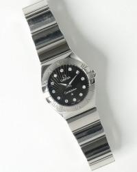 Omega Lady-Constellation 24mm Ref 123.10.24.60.51.002 Diamond Dial Watch