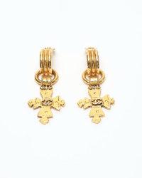 Chanel Dangling Clip-on Earrings