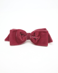 Chanel Velour Ribbon Hair Clip