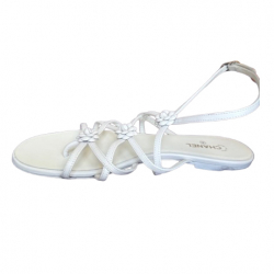 Chanel Flache Sandalen