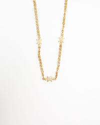 Celine Céline Macadam Rhinestone Necklace