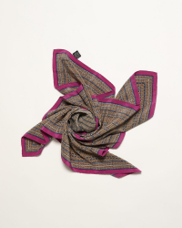 Chanel 90 Weave Pattern Silk Scarf