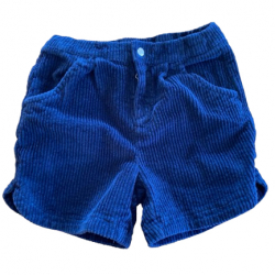 Petit Bateau Bermuda-Shorts aus Cord in Marineblau