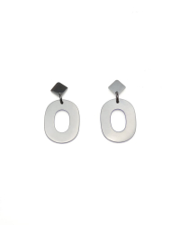 Hermès Buffalo Horn Earrings
