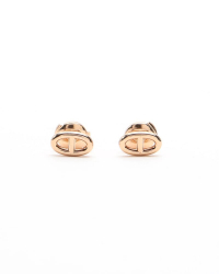 Hermès Chaîne d'Ancre 18kt Pink Gold Earrings