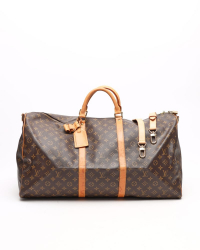 Louis Vuitton Monogram Keepall Bandoulière 60 Weekend Bag