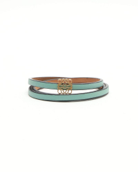 Loewe Anagram Leather Bracelet