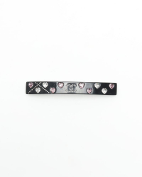 Chanel CC Logo Rhinestone Hair Clip