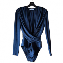 Chloé Anmutig drapierte Seiden-Bodysuit-Bluse!