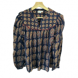 Maison 123 Petersilie blau beige rot oben